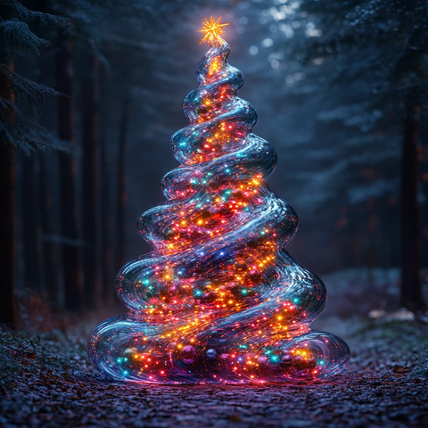 玻璃质感圣诞树