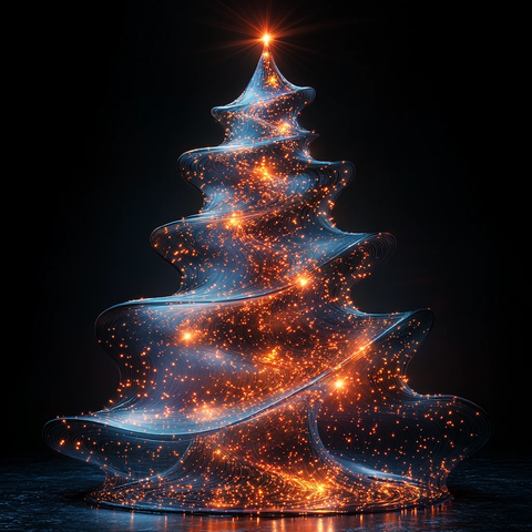 玻璃质感圣诞树