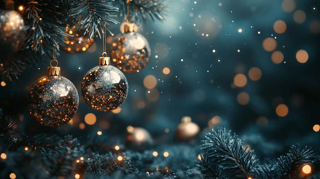 水晶球圣诞树挂饰