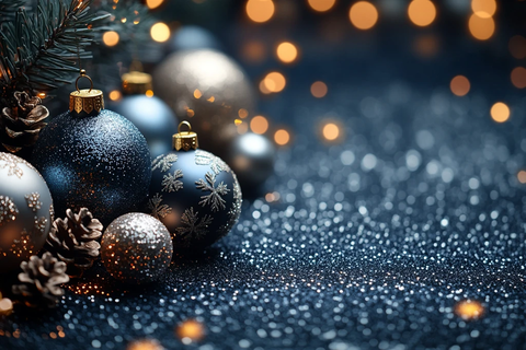 深海冬日圣诞背景