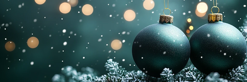 深绿圣诞球挂饰