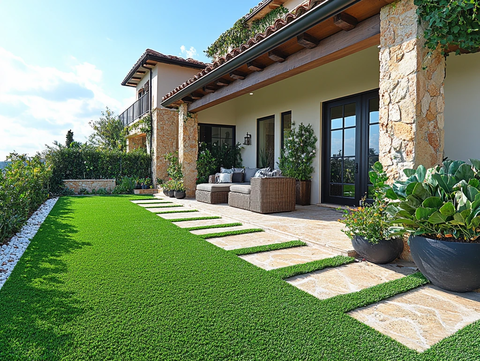 人工草坪住宅后院