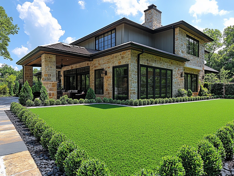 人工草坪住宅后院