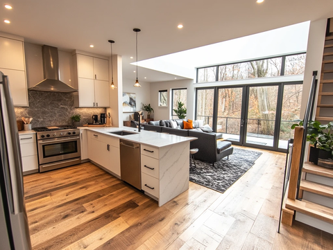 开放式厨房内景