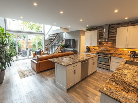 开放式厨房内景