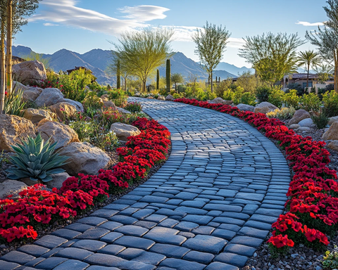 新铺石道花园景观