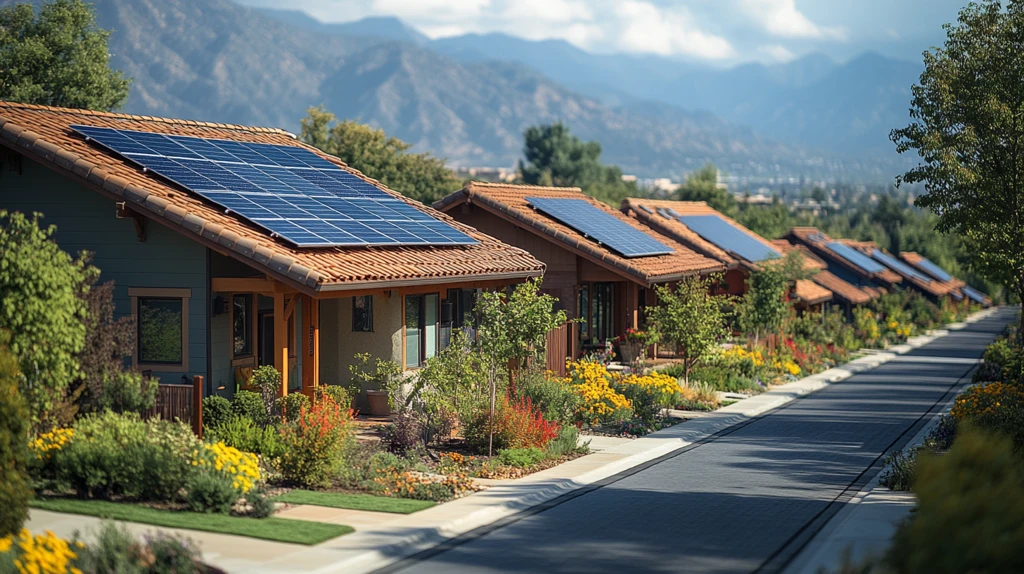 太阳能板覆盖屋顶