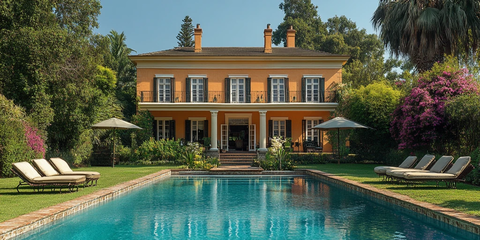 家庭住宅正立面