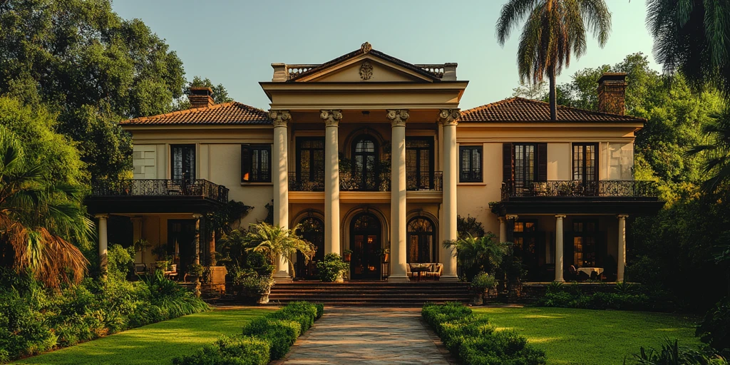 家庭住宅正立面