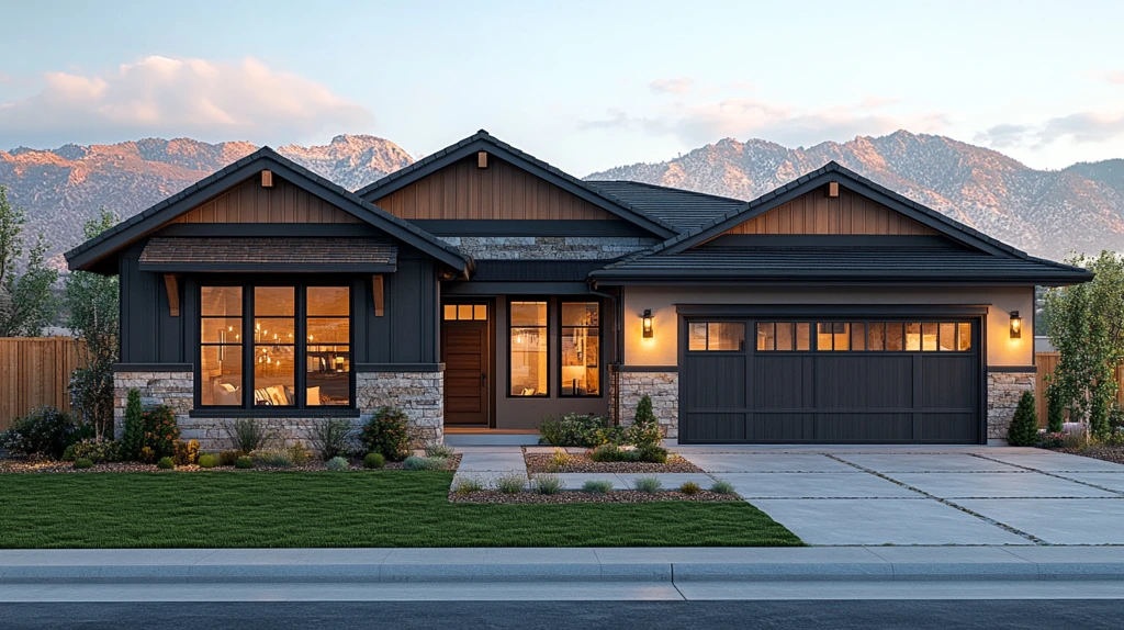 现代工艺房屋外观