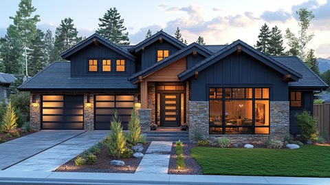 现代工艺房屋外观