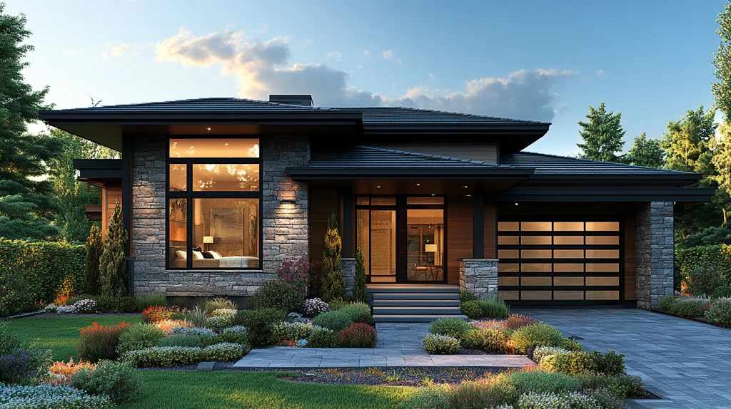 现代工艺房屋外观