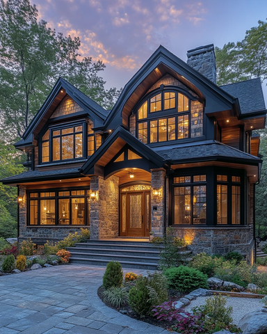 宽敞两层豪宅外景