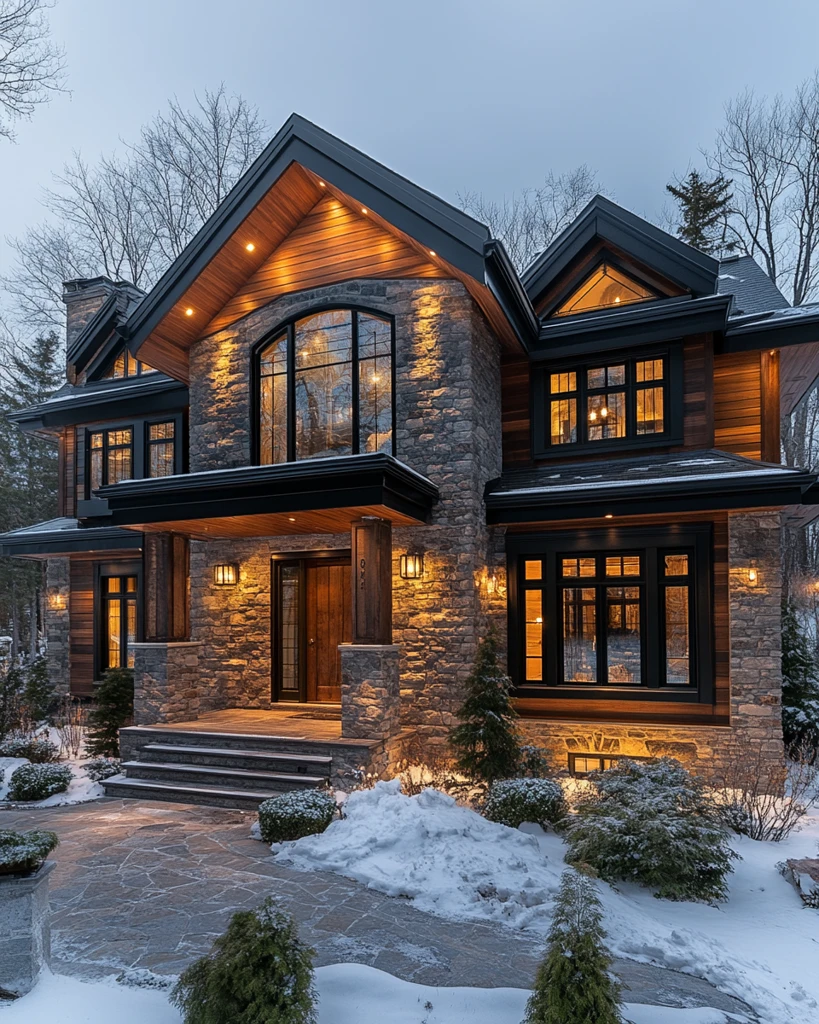 宽敞两层豪宅外景