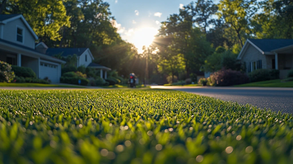 现代美式住宅街景