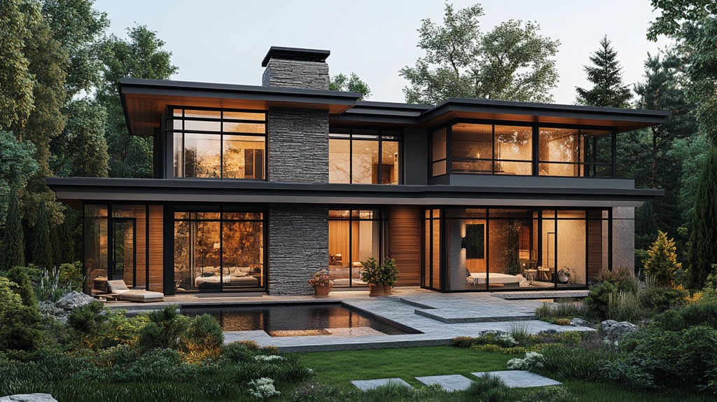 现代工艺住宅外景