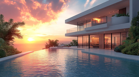 日落时分现代宅