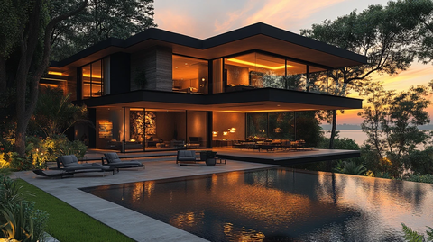 日落时分现代宅