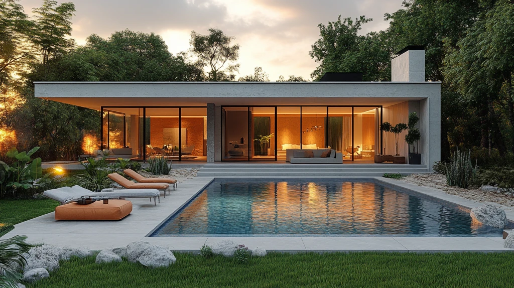 日落时分现代宅