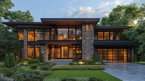 现代风格住宅外观