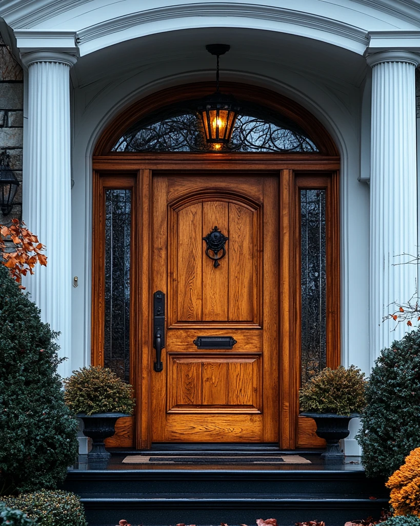 豪华门厅黄昏景