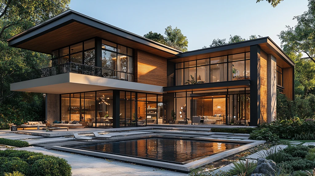 橄榄林中的木屋