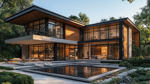 橄榄林中的木屋