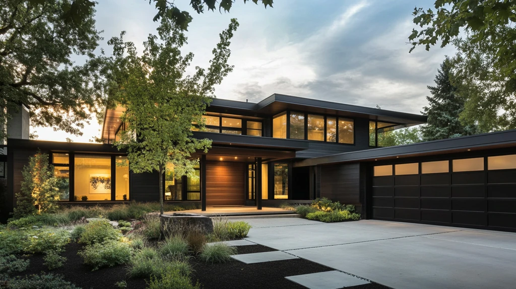 木银绿多层现代房