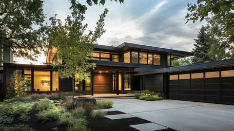 木银绿多层现代房