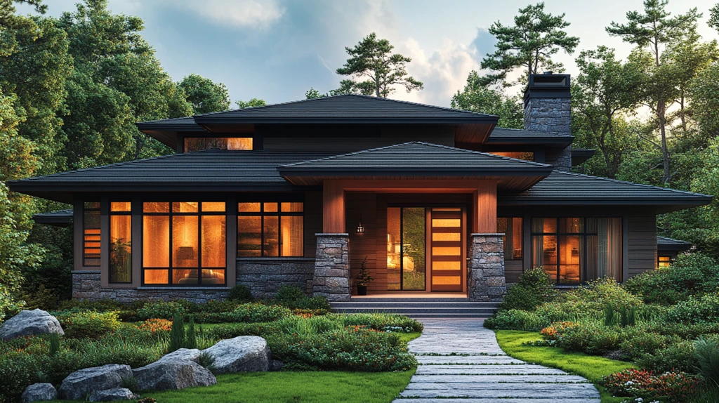 现代工艺住宅外观