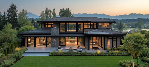 现代家园后院全景