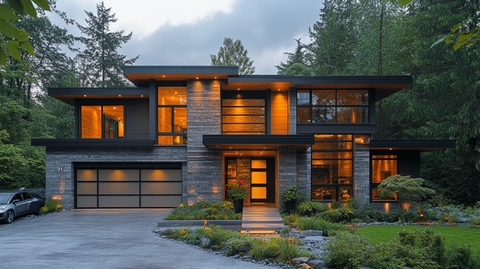 现代庭院入口景观