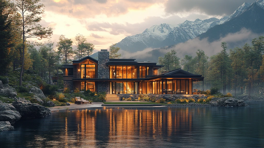 海滨豪华别墅外观