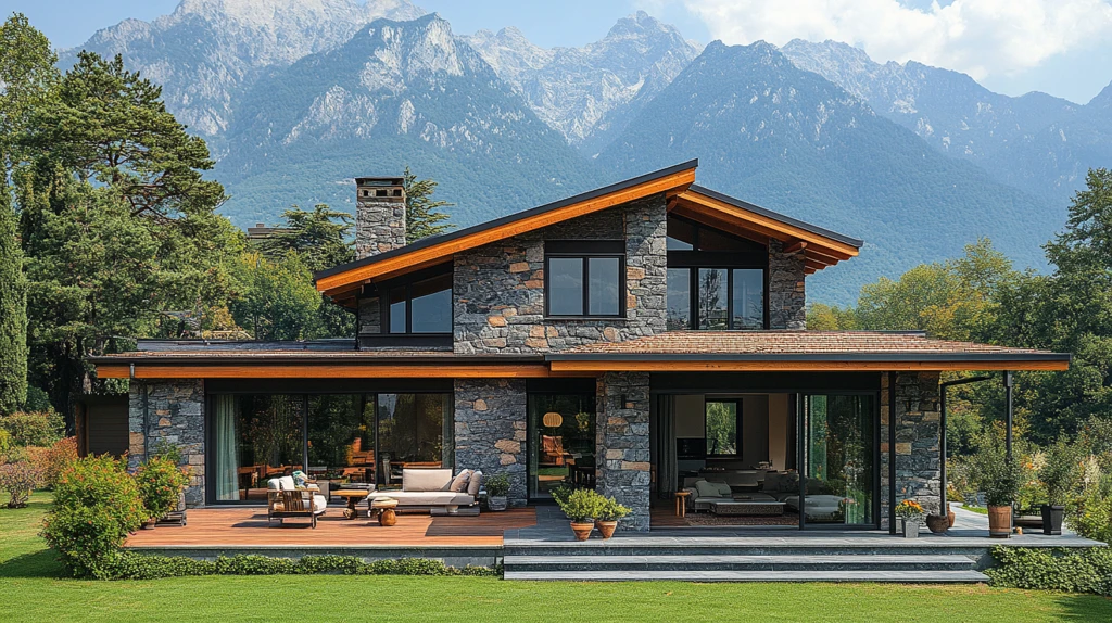 黑色粉色大山房