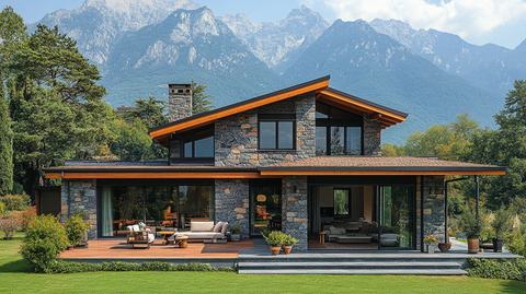 黑色粉色大山房