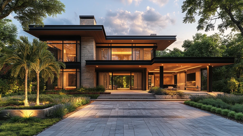 大型现代住宅外观