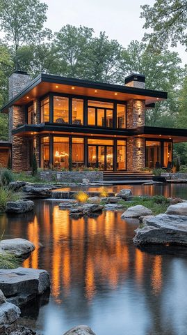 现代风格家居春景