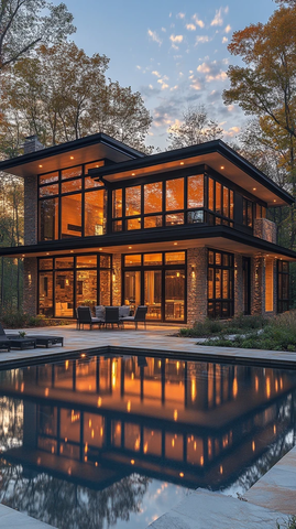 现代风格家居春景