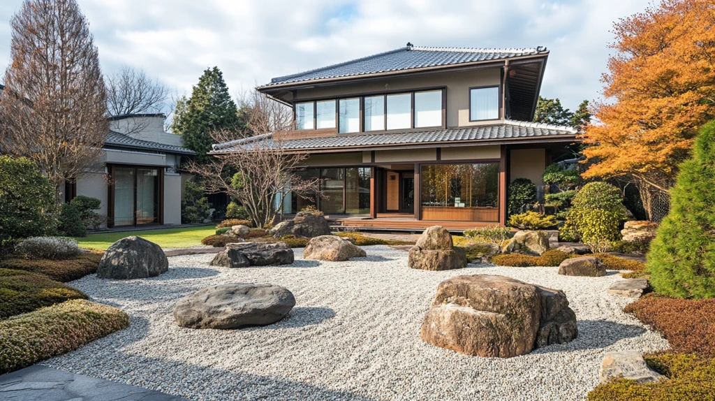 岩石花园庭院景