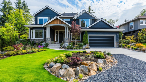 岩石花园庭院景