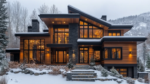 花岗岩黑调山间居