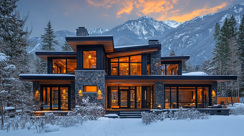 花岗岩黑调山间居