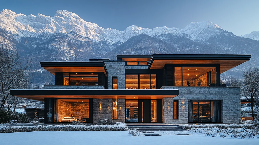 混凝土别墅外观