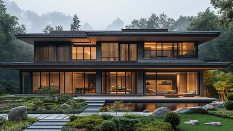 中式别墅庭院景观