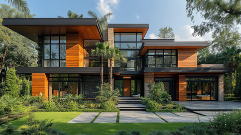 超现代豪华住宅外观