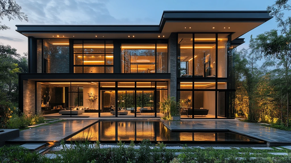 超现代豪华住宅外观