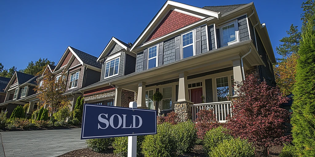 大房子前挂售牌