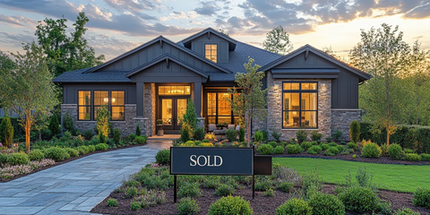 大房子前挂售牌