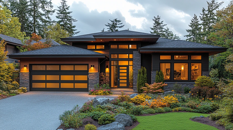 现代风格新房外观