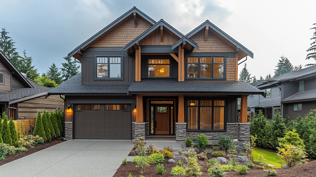 现代风格新房外观